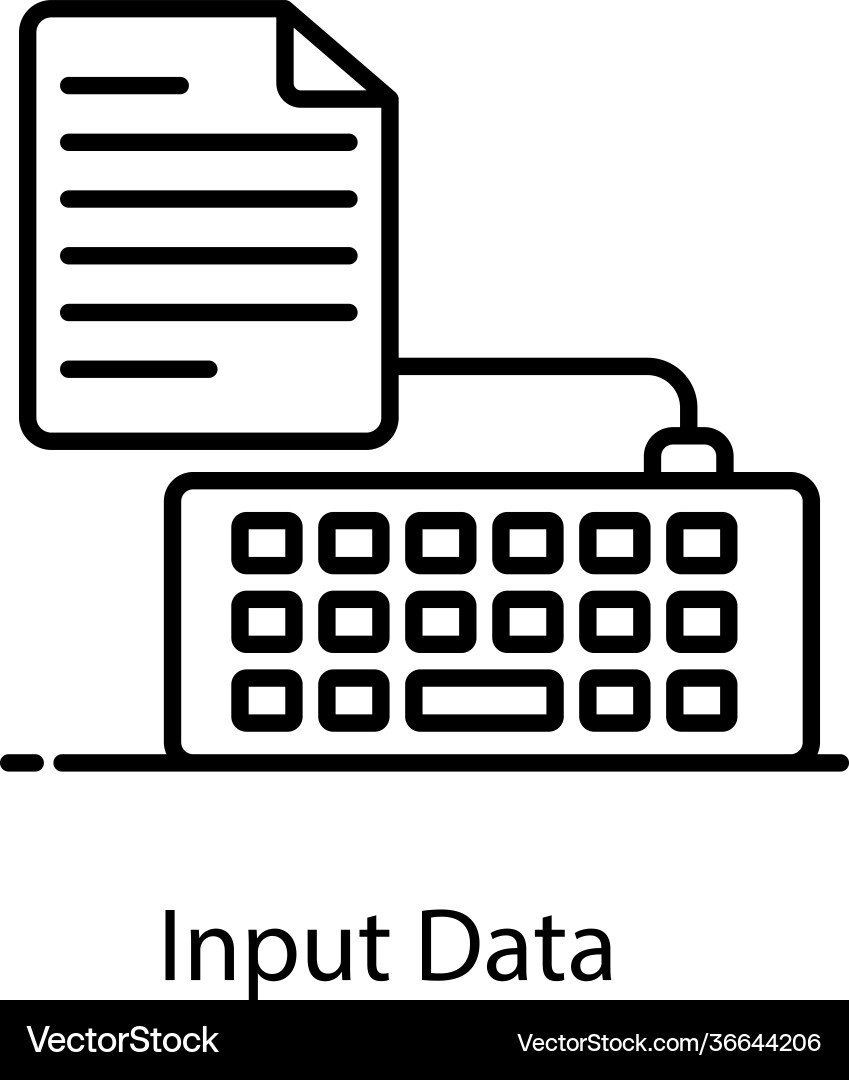 Input data vector image