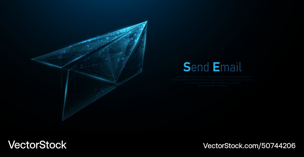 Mail envelopes with paper airplane icon Vector Image
