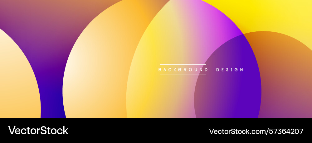 Abstract colorful circles overlap gradient shades Abstract colorful circles overlap gradient shades Vector Image