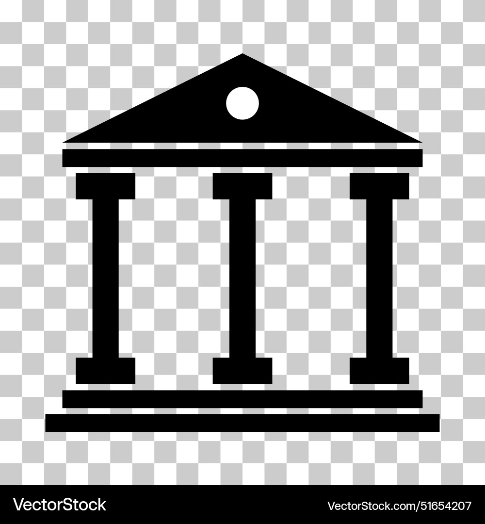 Building university architecture icon museum Building university architecture icon museum vector image