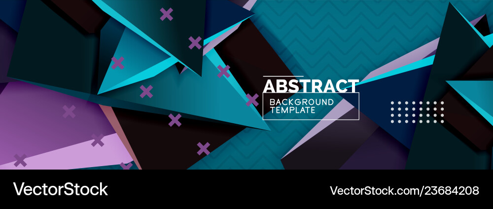 3d triangular shapes abstract background 3d triangular shapes abstract background vector image