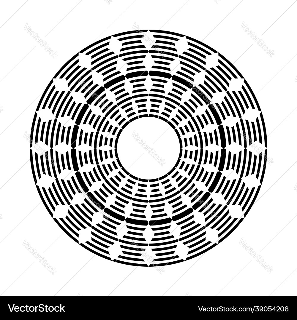 Abstract Circular Pattern vector image