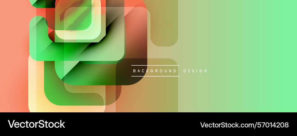 Abstract geometric shapes overlap soft color Abstract geometric shapes overlap soft color Vector Image