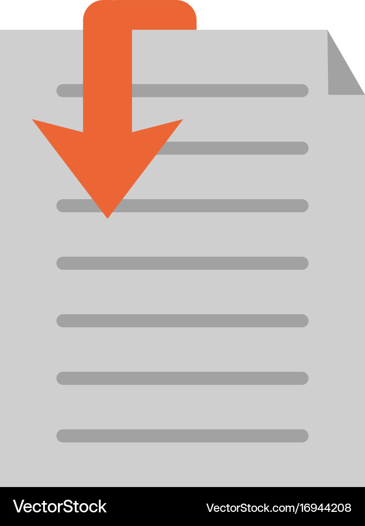 File or document icon image vector image