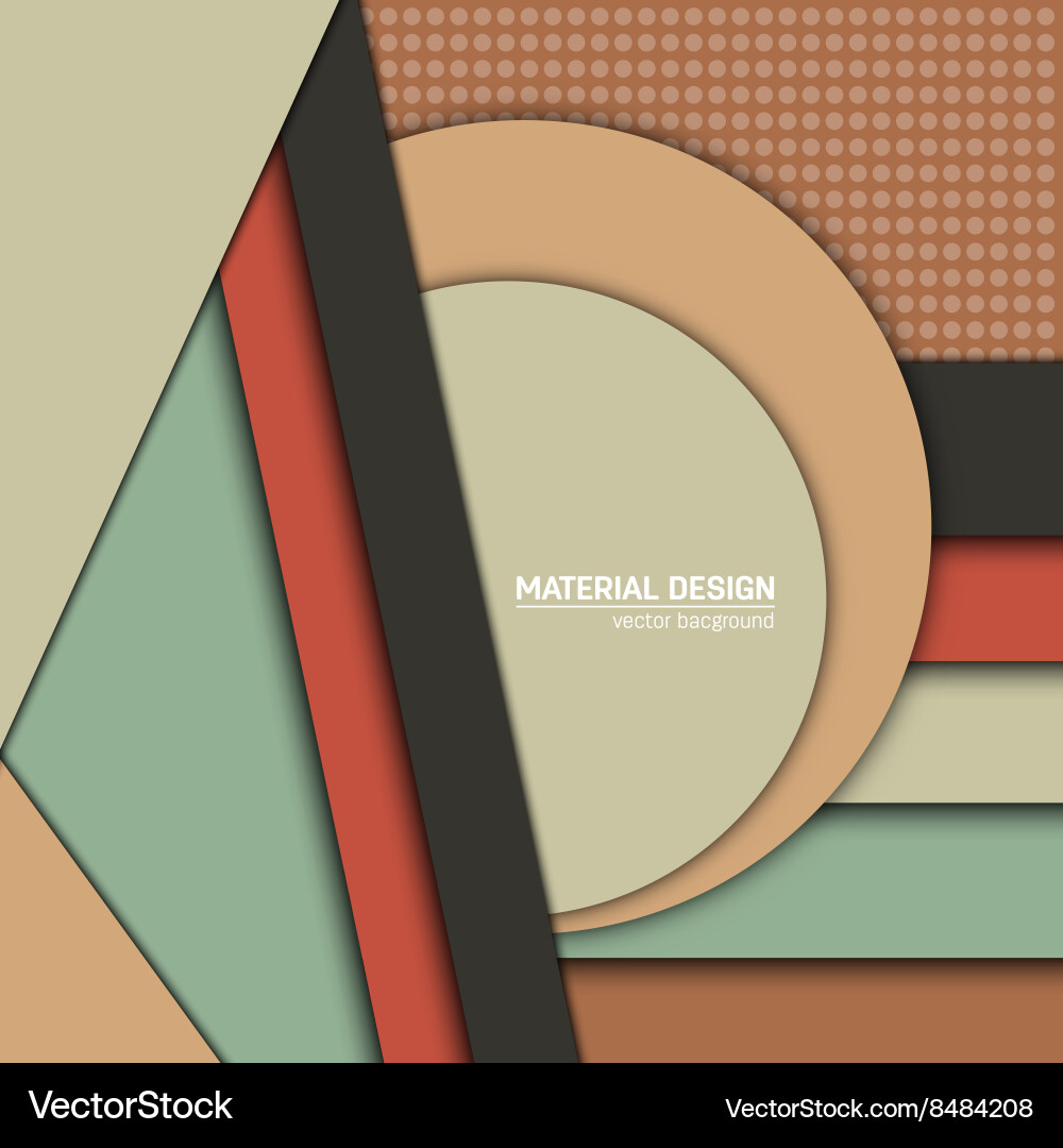 Material design background abstract vector image