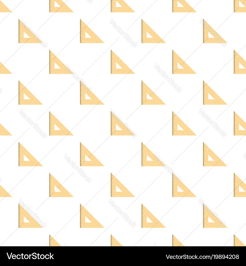 Triangular ruler pattern seamless Vector Image
