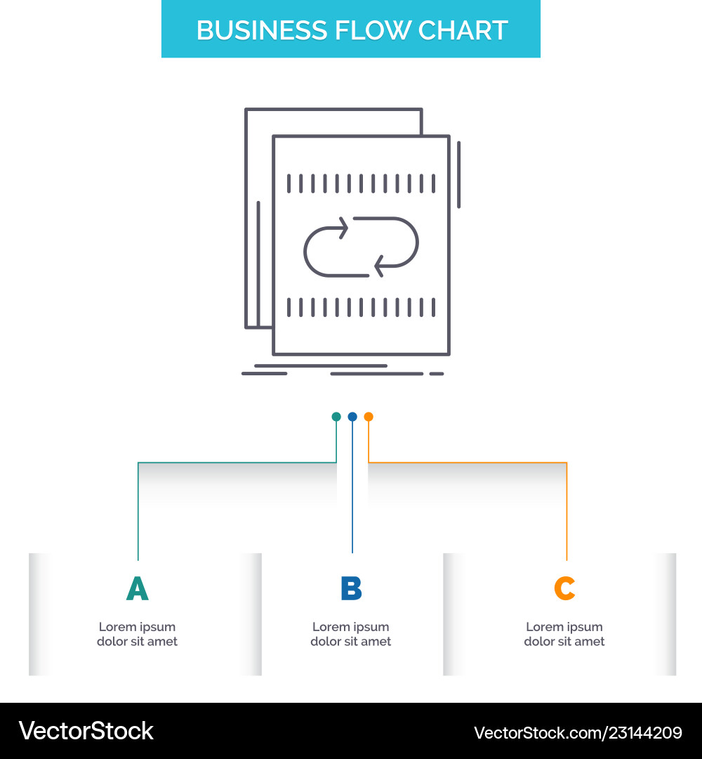 Audio file loop mix sound business flow chart Audio file loop mix sound business flow chart vector image