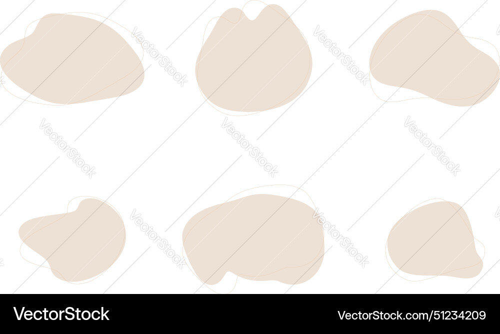 Blobs Flüssigkeit Formen Symbol visuellen Satz Blobs Flüssigkeit Formen Symbol visuellen Satz Vektorbild
