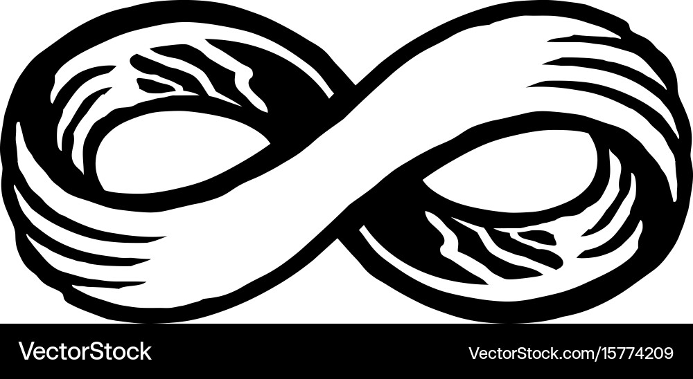 Infinity loop symbol Vector Image
