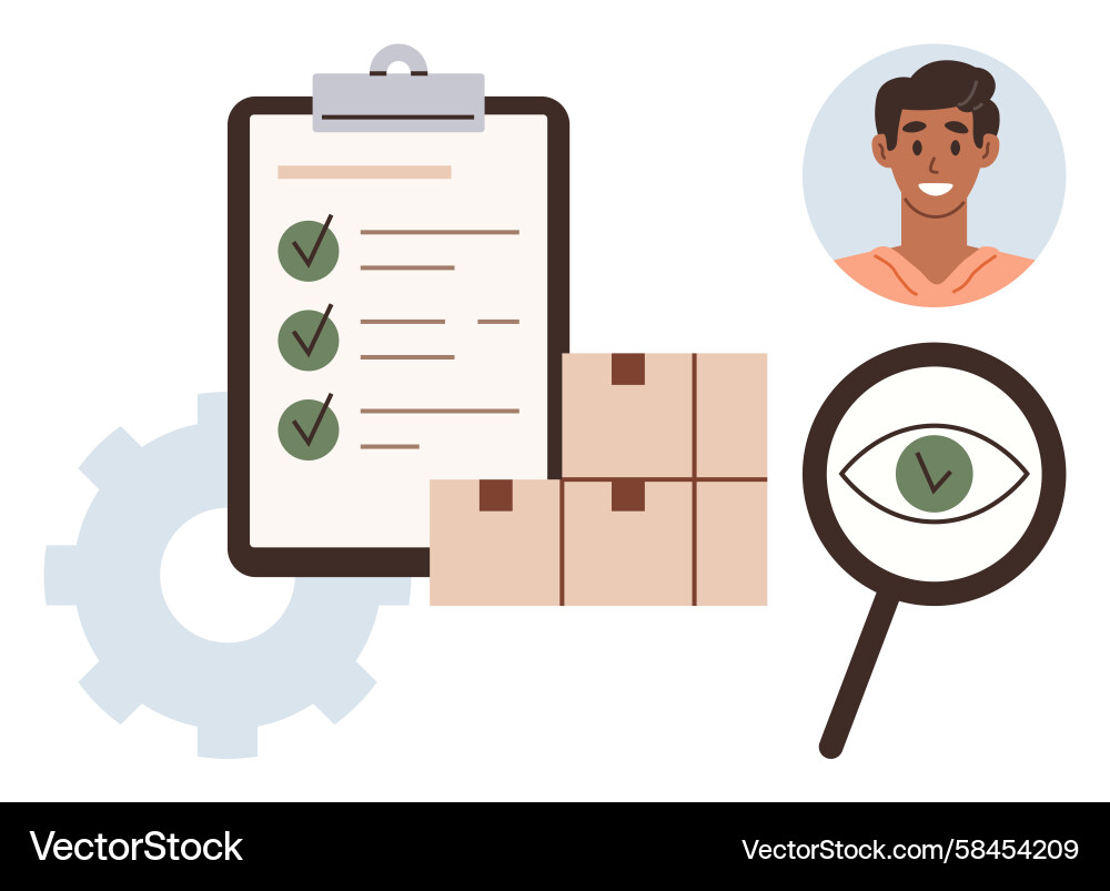 Task & Delivery Checklist Vector Image