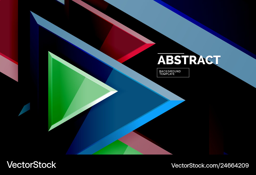 Triangular low poly background design Triangular low poly background design vector image