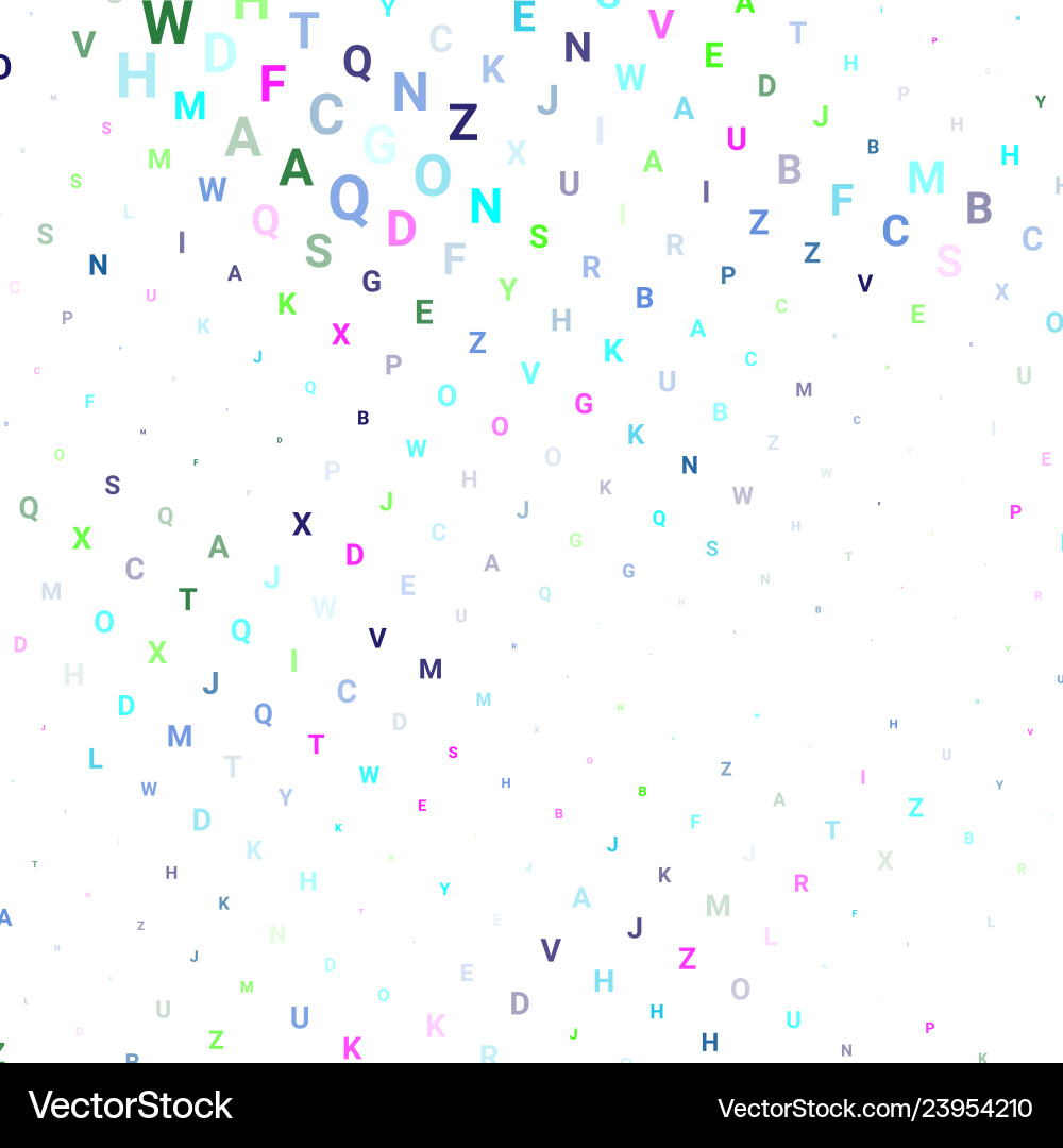 Abstract texture with letters Abstract texture with letters vector image