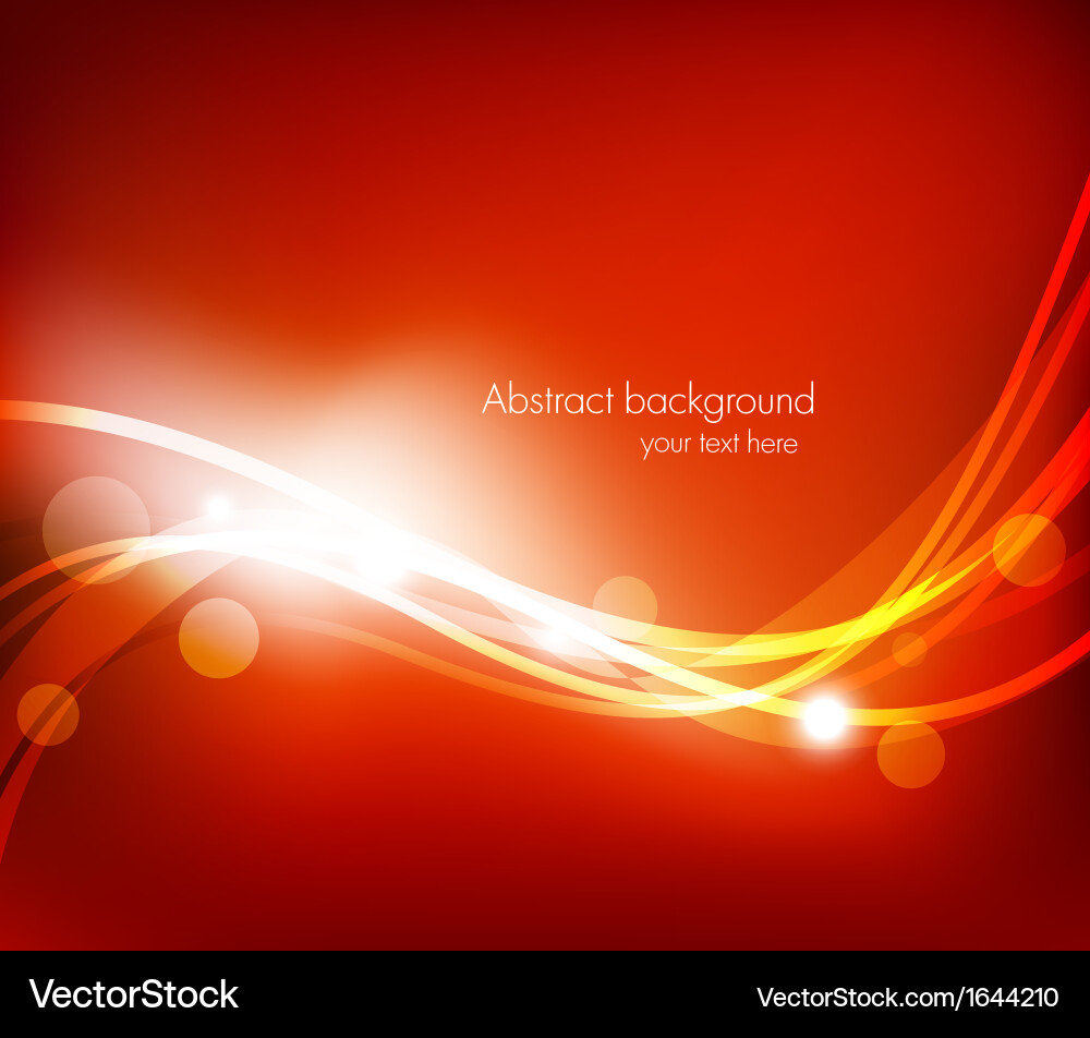 Dynamic Red Swirl Background vector image