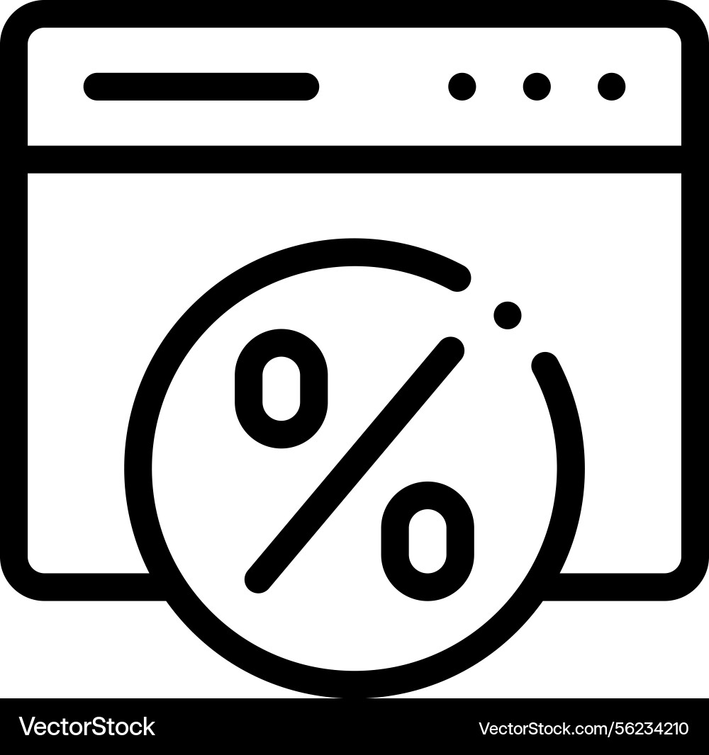 Performance icon thin linear style design Performance icon thin linear style design vector image