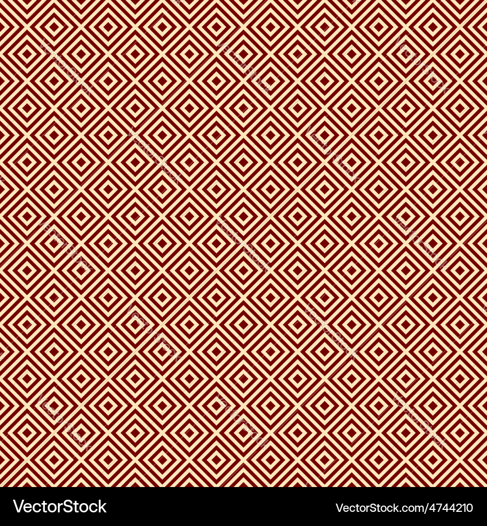 Red square background endless east diagonal vector image