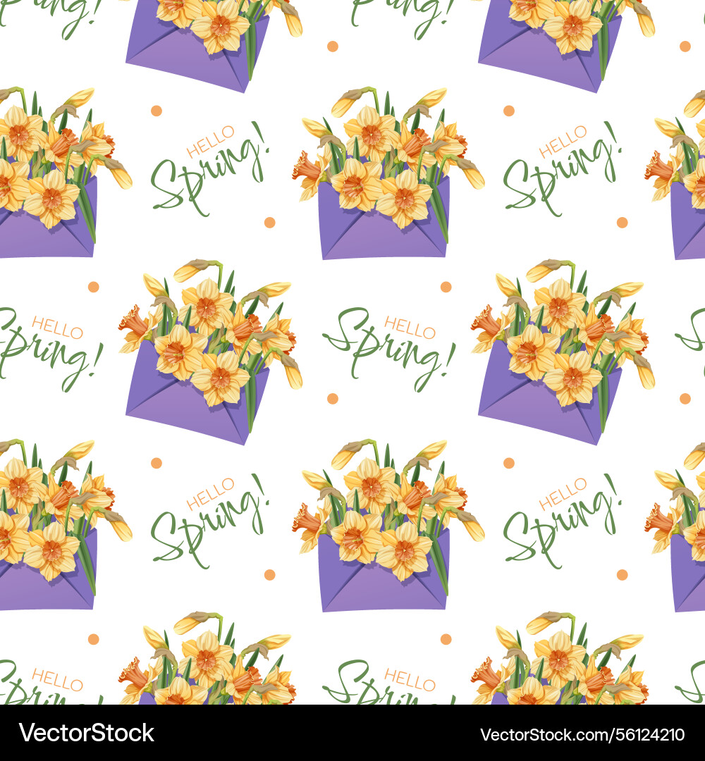 Seamless pattern with envelopes filled Seamless pattern with envelopes filled vector image