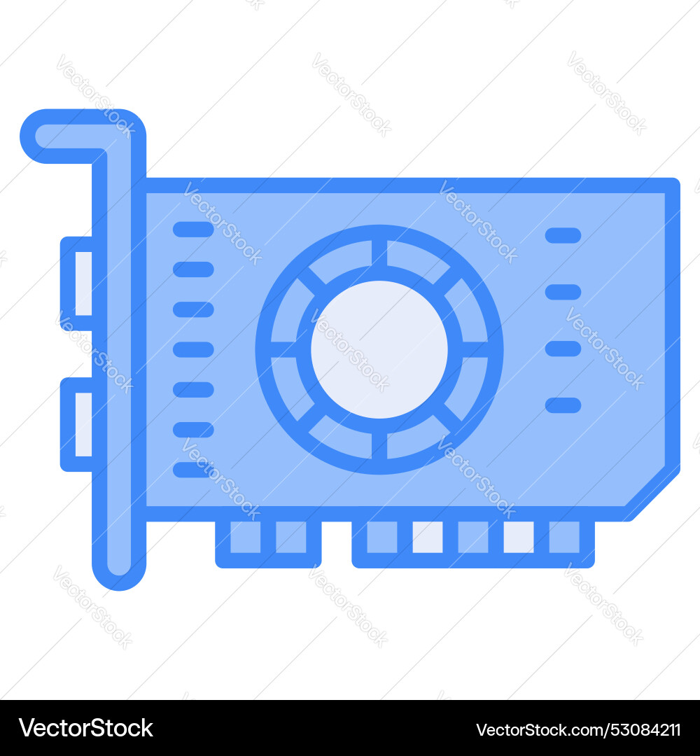 Have a look at this beautiful icon of gpu mining Vector Image
