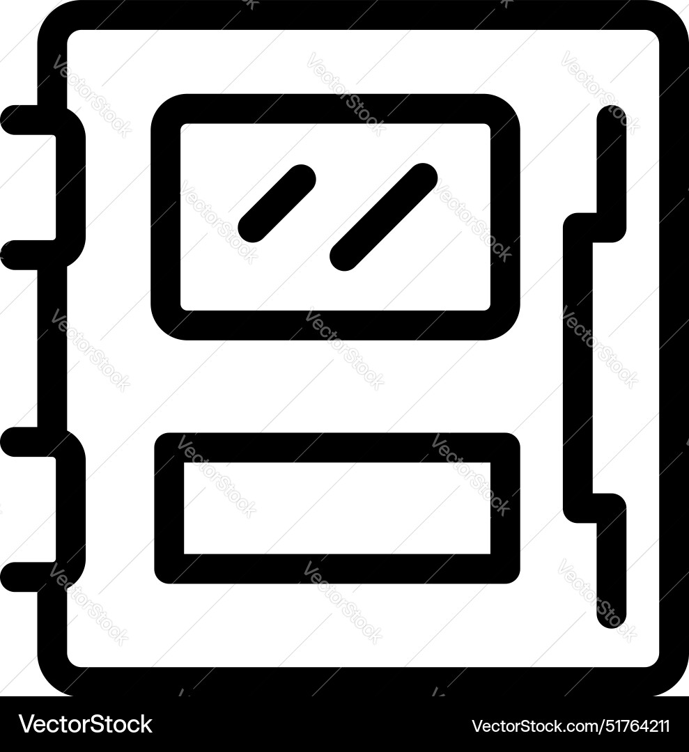 Notebook representing project planning and task Notebook representing project planning and task vector image