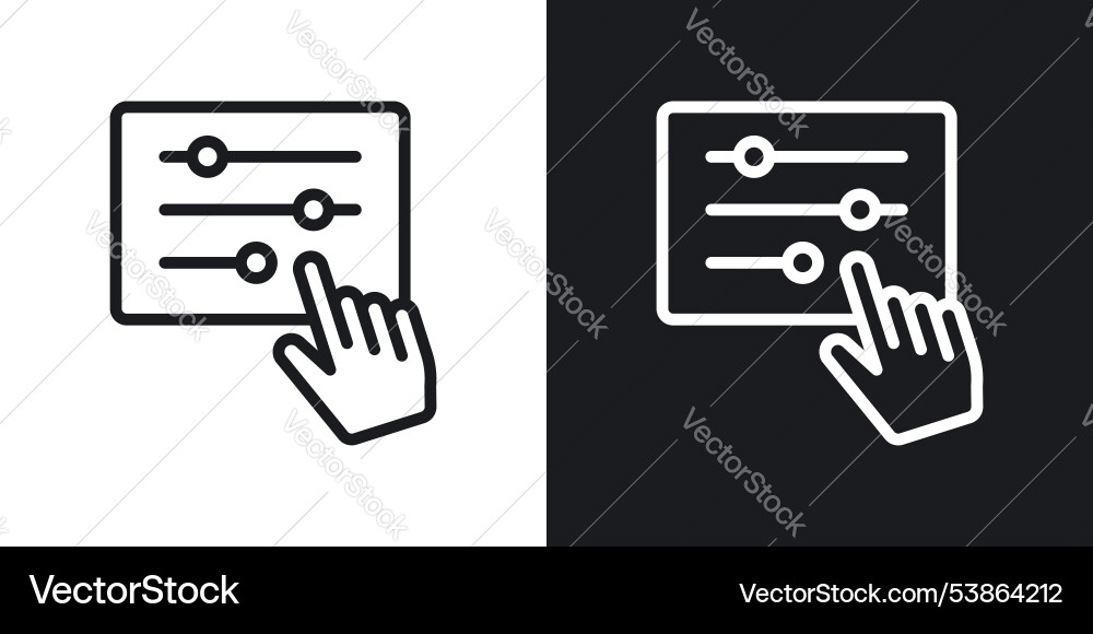 Control panel icon set Control panel icon set vector image