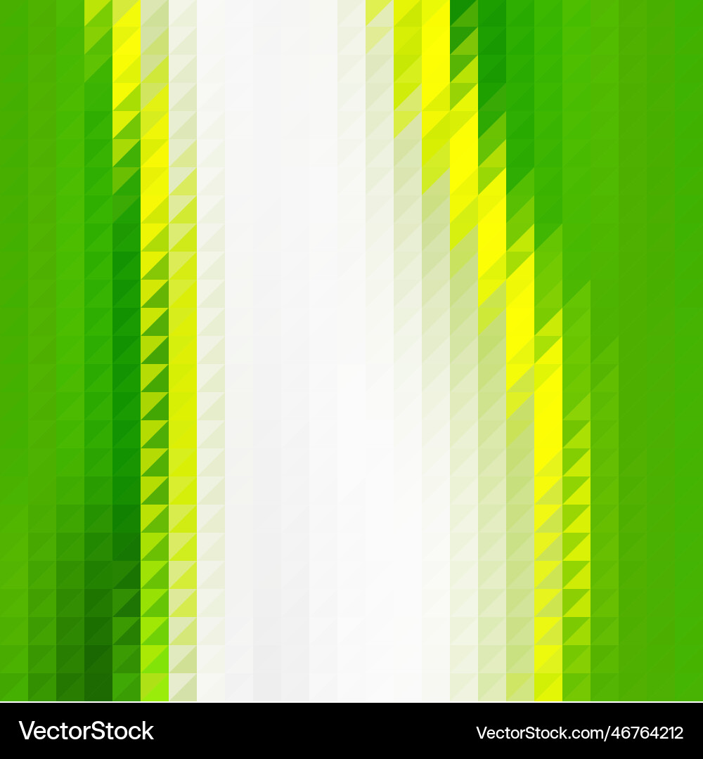 Green triangle background abstract pattern Green triangle background abstract pattern vector image