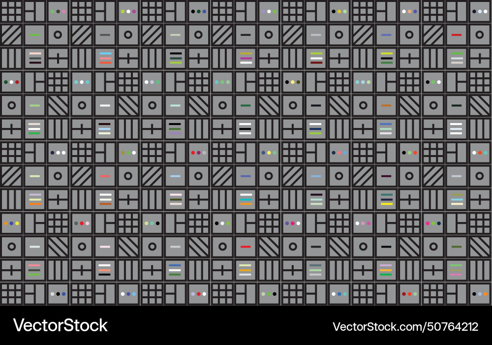 Line of the glyphs symbol pattern on grey Line of the glyphs symbol pattern on grey vector image