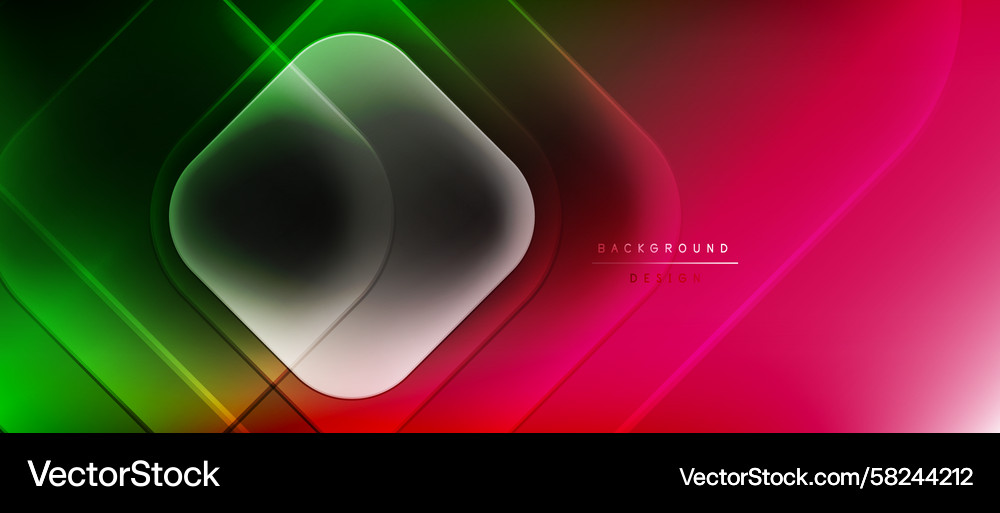 Neon Color Gradient Abstract Background Vector Image