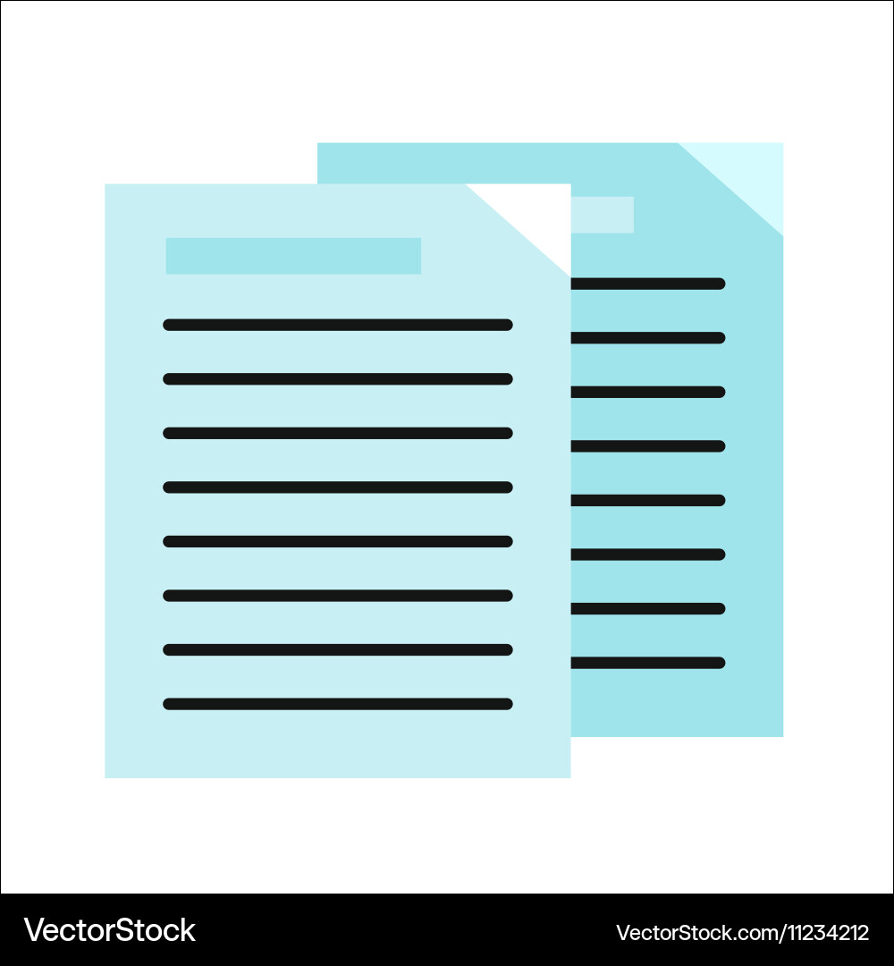 Sheet paper with list Vector Image