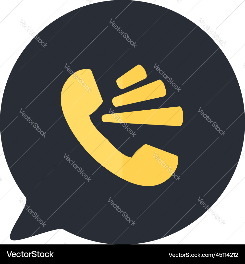 Speakerphone smartphone app button icon Speakerphone smartphone app button icon vector image