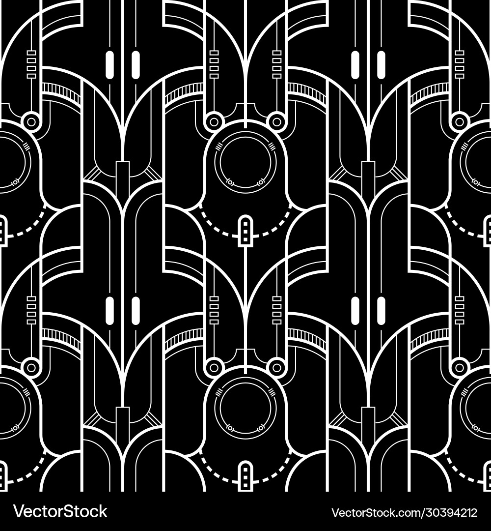 Tech Lines Abstract Pattern vector image