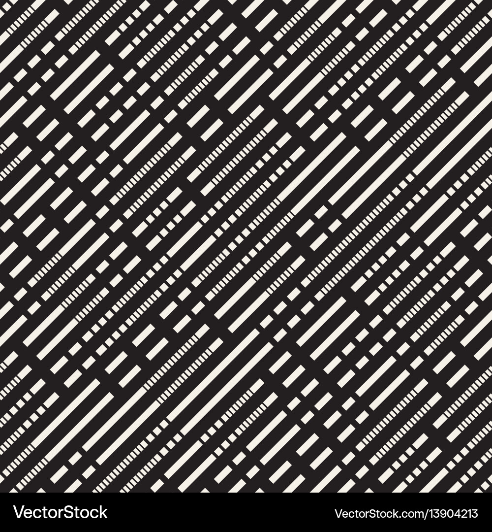 Black and white irregular dashed lines pattern Black and white irregular dashed lines pattern vector image
