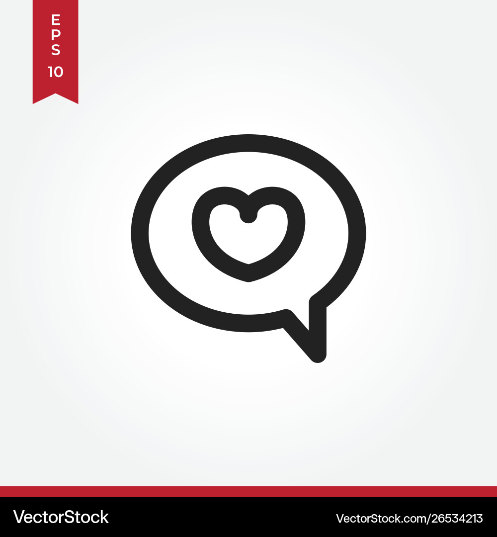 Bobble icon in modern style for web site Vector Image