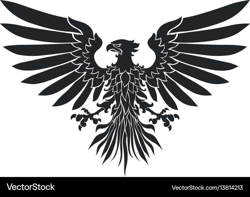 Coat-of-arms eagle Coat-of-arms eagle vector image