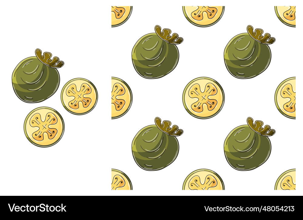 Cupcake muffin set of element and seamless pattern Cupcake muffin set of element and seamless pattern Vector Image