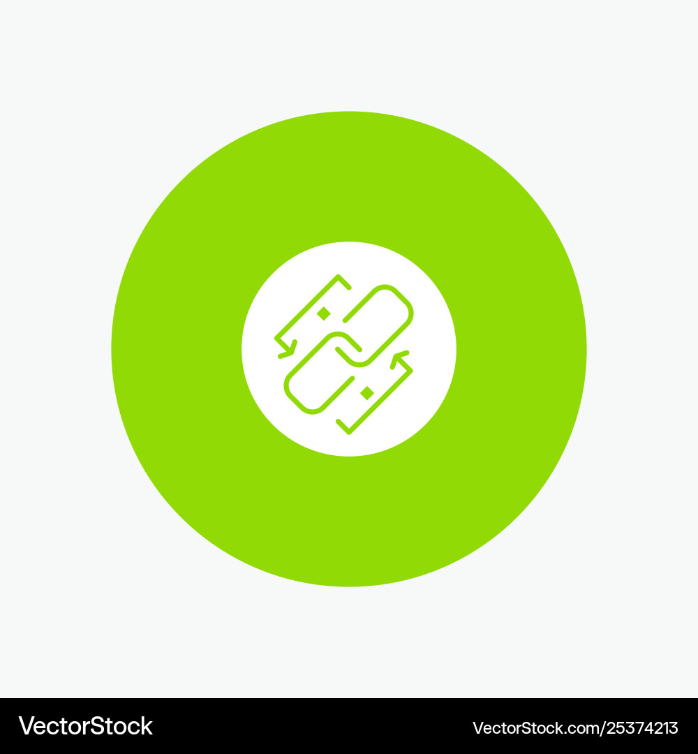 Link chain url connection vector image