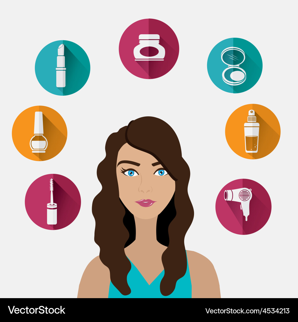 Make up design Vector Image