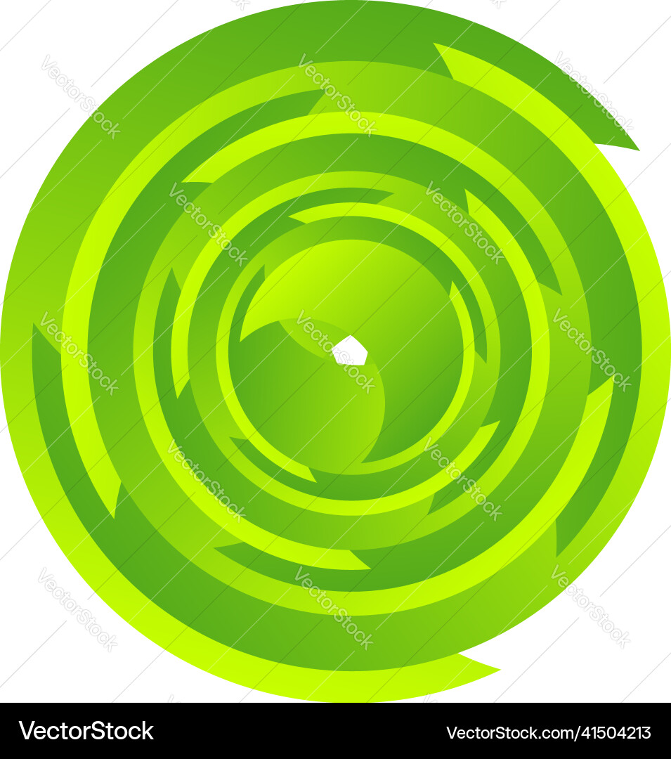 Spiral swirl twirl rotating segmented circle Spiral swirl twirl rotating segmented circle vector image