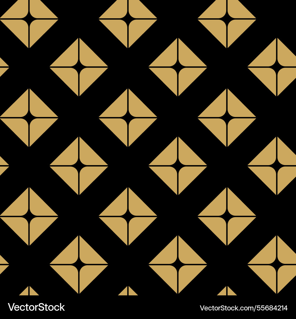 Abstract geometric pattern with square lines Vector Image