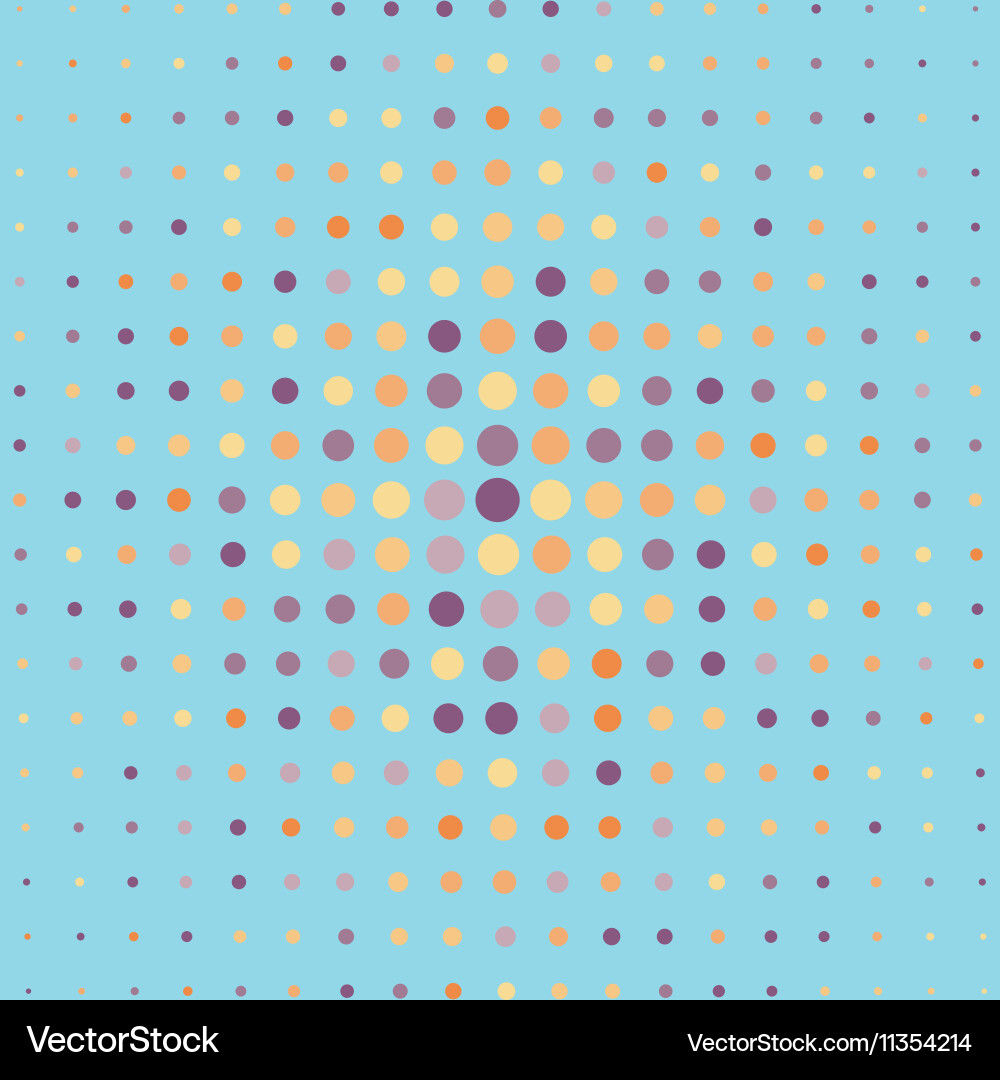 Abstract halftone pattern background vector image