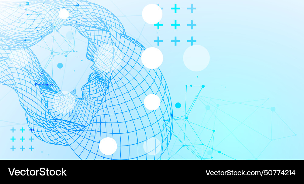 Abstract wave is made in a frame style template Abstract wave is made in a frame style template vector image