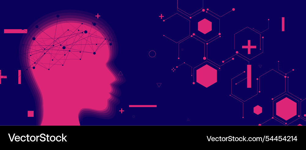 Machine learning and artificial intelligence Machine learning and artificial intelligence vector image
