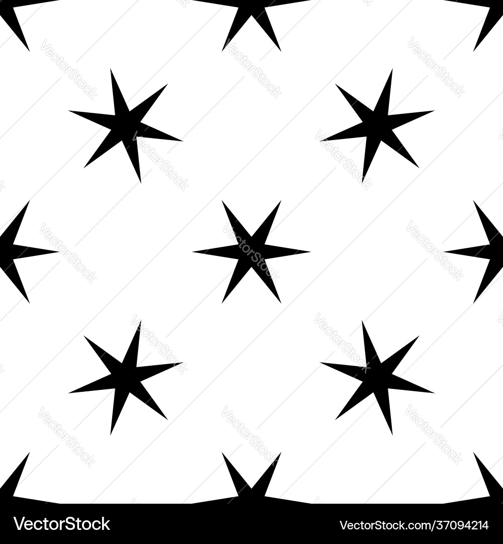 Repeatable seamless star shape pattern Repeatable seamless star shape pattern Vector Image
