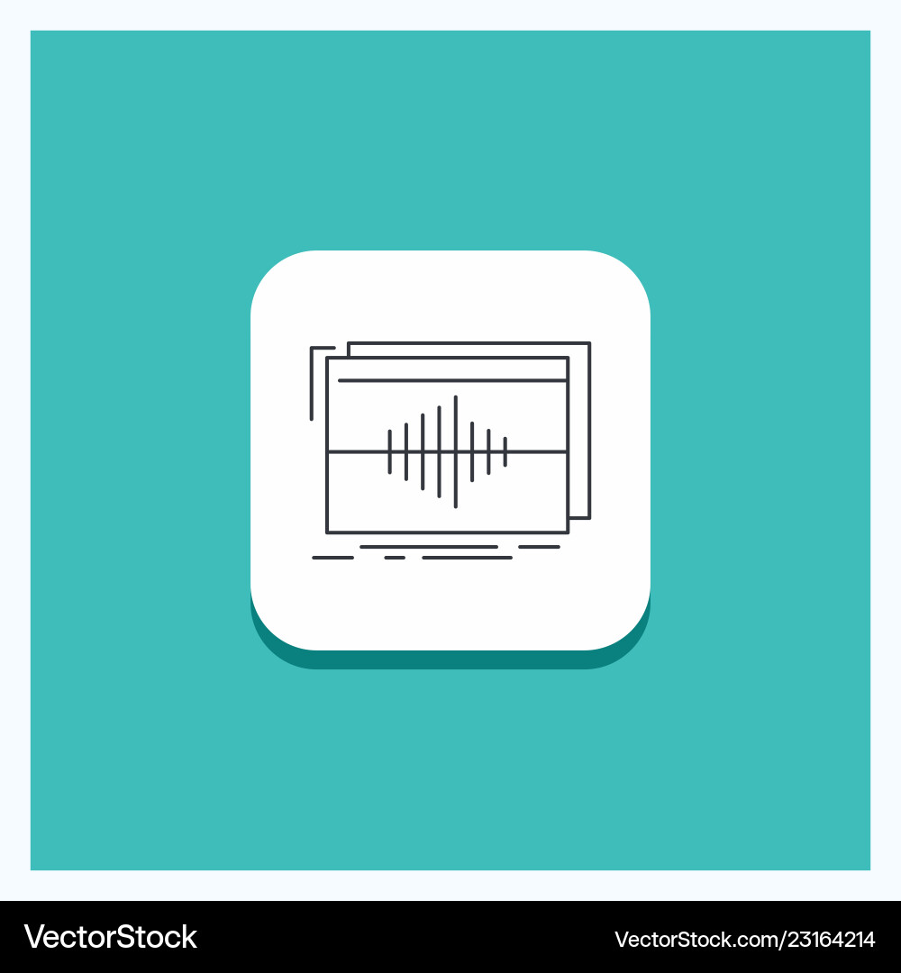 Round button for audio frequency hertz sequence Round button for audio frequency hertz sequence Vector Image