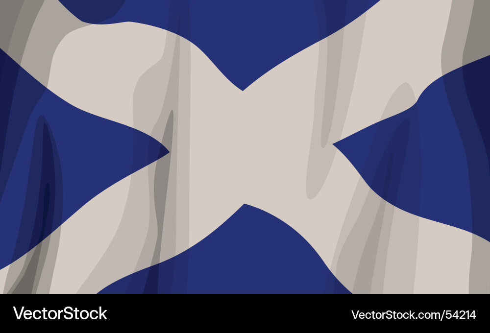 Scottish Flag Vektorbild