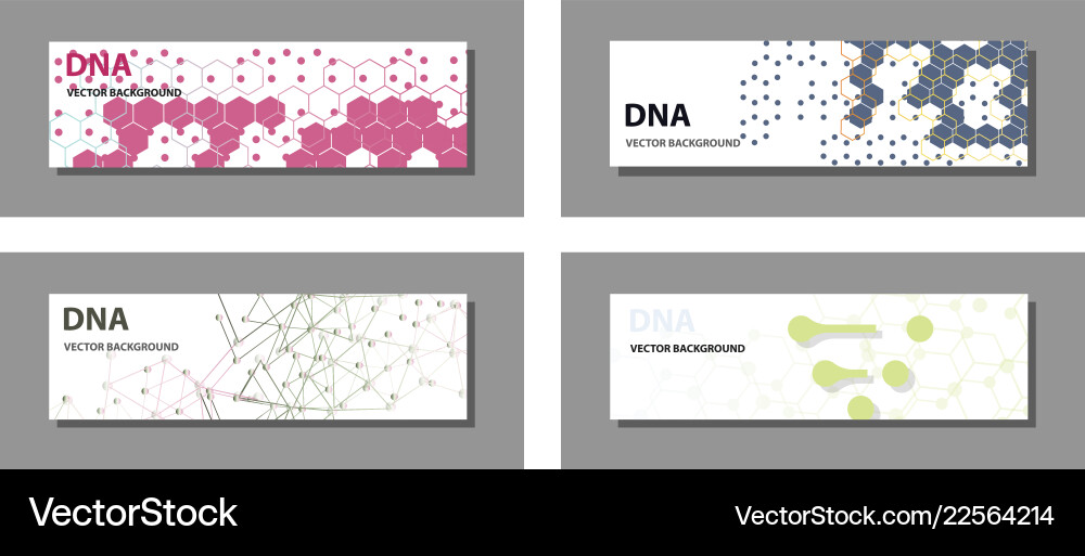 Set of 9 templates for presentation slides vector image