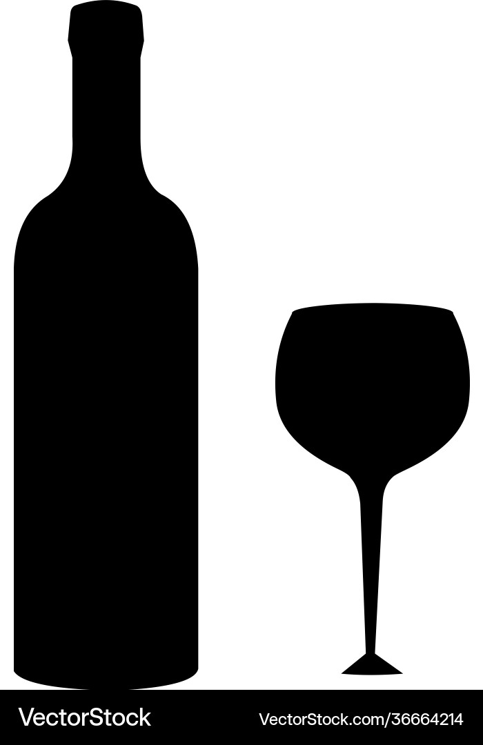 Trinken Sie Silhouette Trinken Sie Silhouette vektorbild