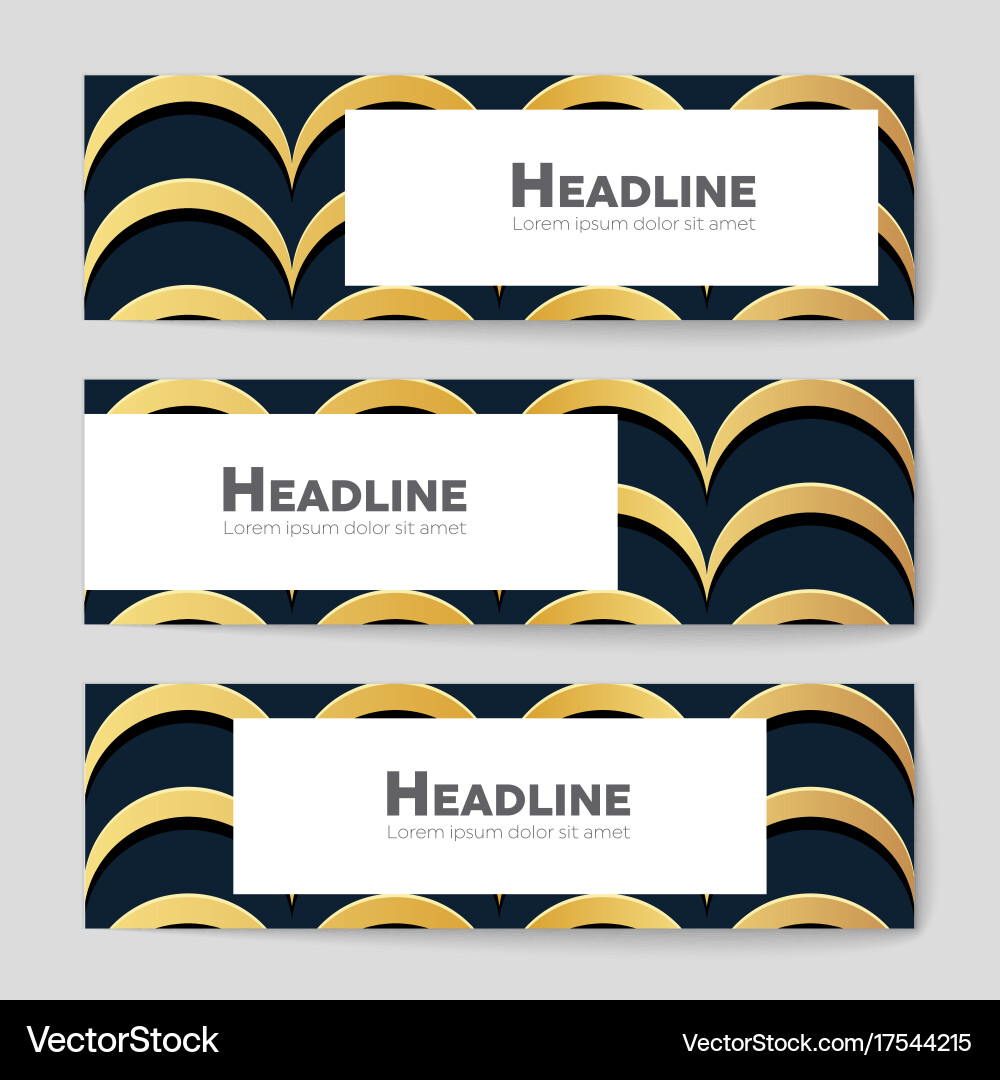 Abstract layout background set for art Vector Image