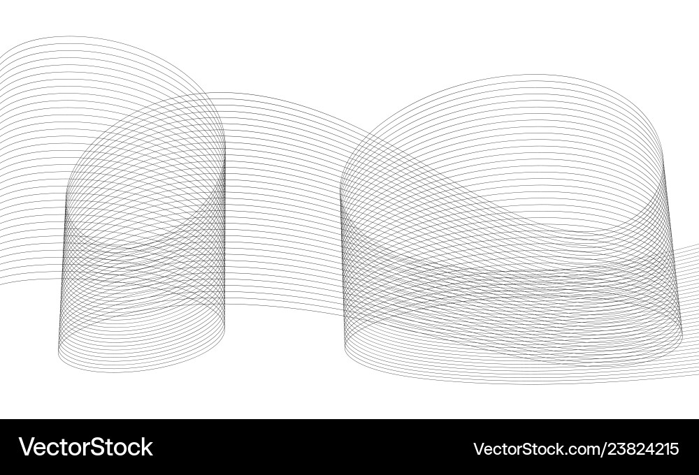 Abstract wave element for design digital Vector Image