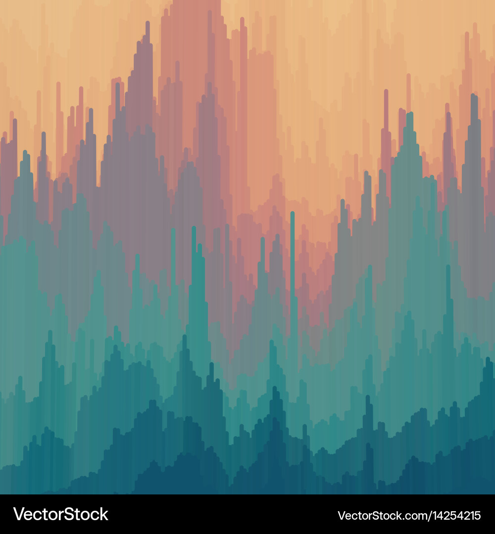 Glitch background digital image data vector image