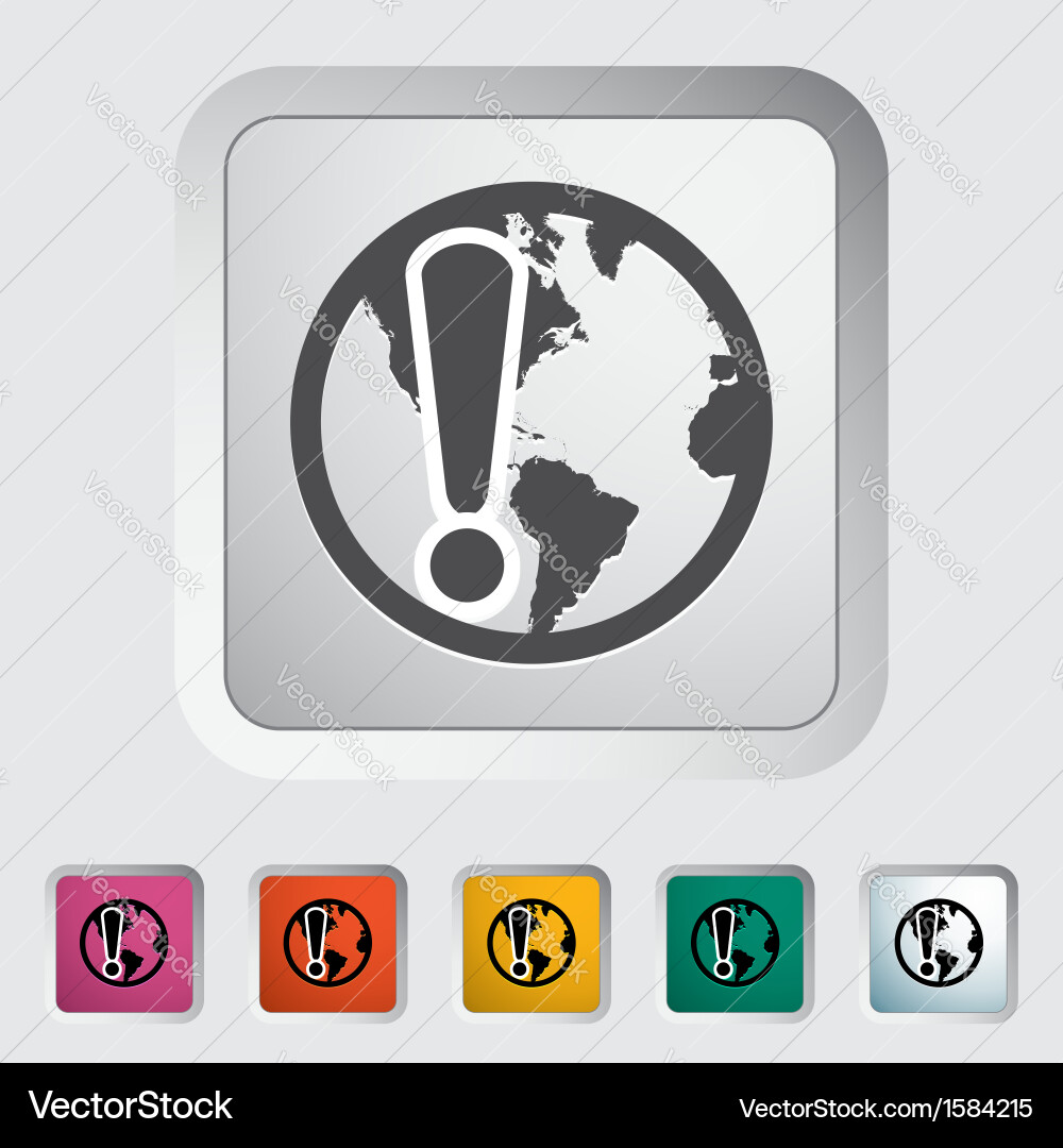Problem connecting to the internet vector image