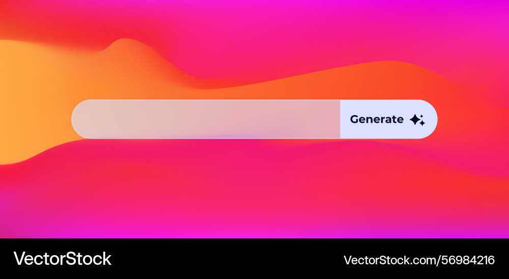 Ai progress indicator with dynamic and vibrant Vector Image
